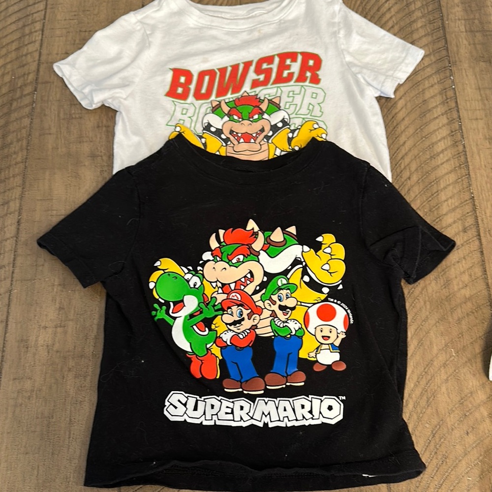 Nintendo Kids T-Shirt Set - Black & White